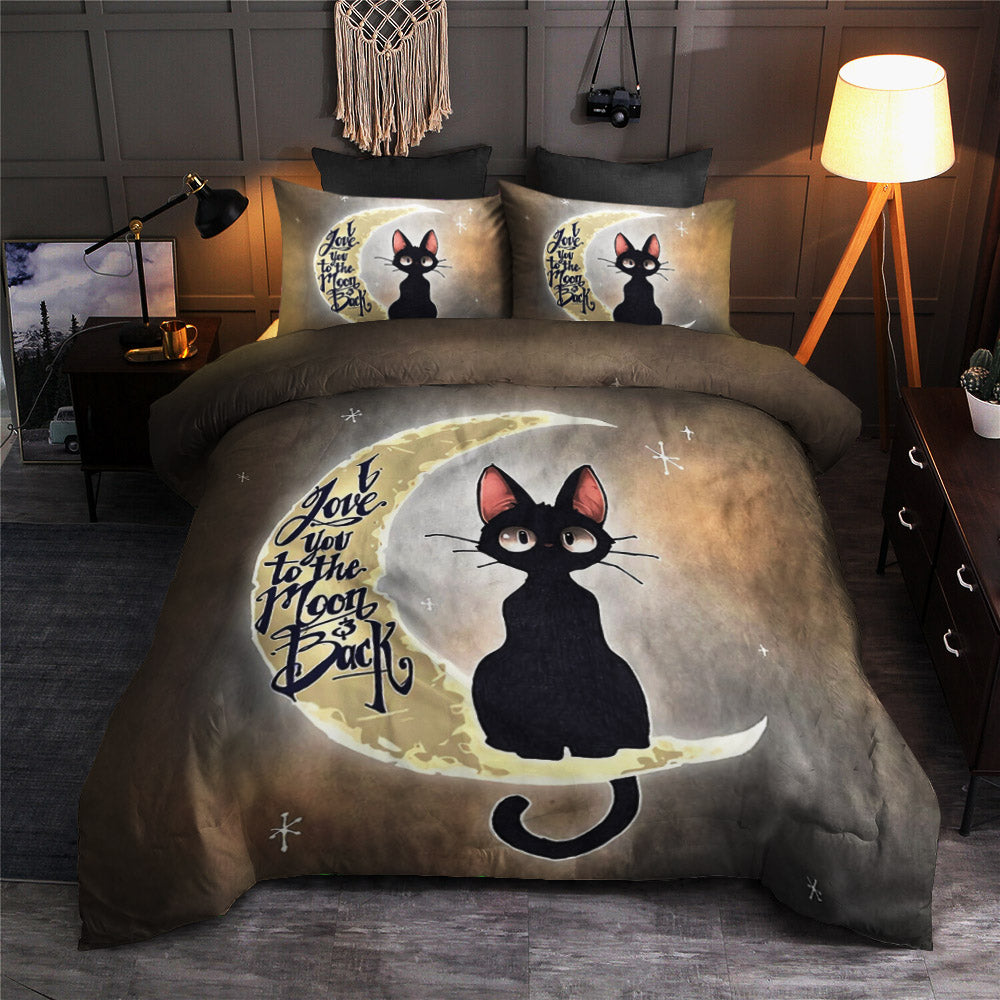 I Love You To The Moon And Back Cat BT080991B Bedding Sets