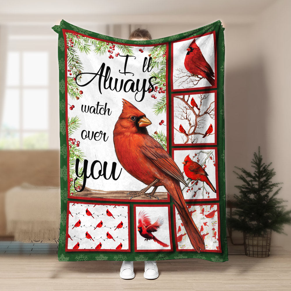 I ll Always Watch Over You Cardinal CLA21100823F Sherpa Fleece Blanket