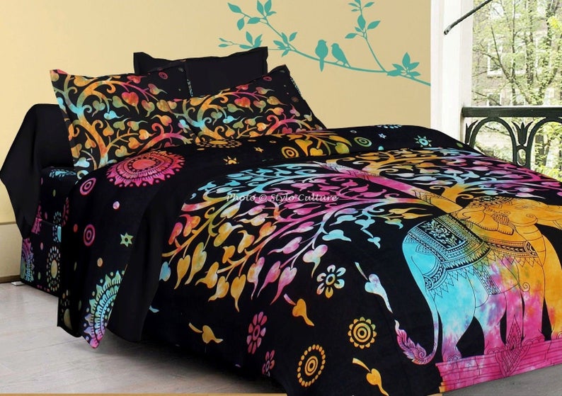 Indian Tie Dye Elephant CLP0410084B Bedding Sets