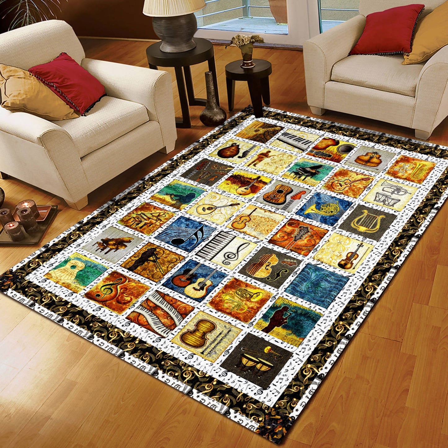 Instruments Music CL31101099MDR Rug