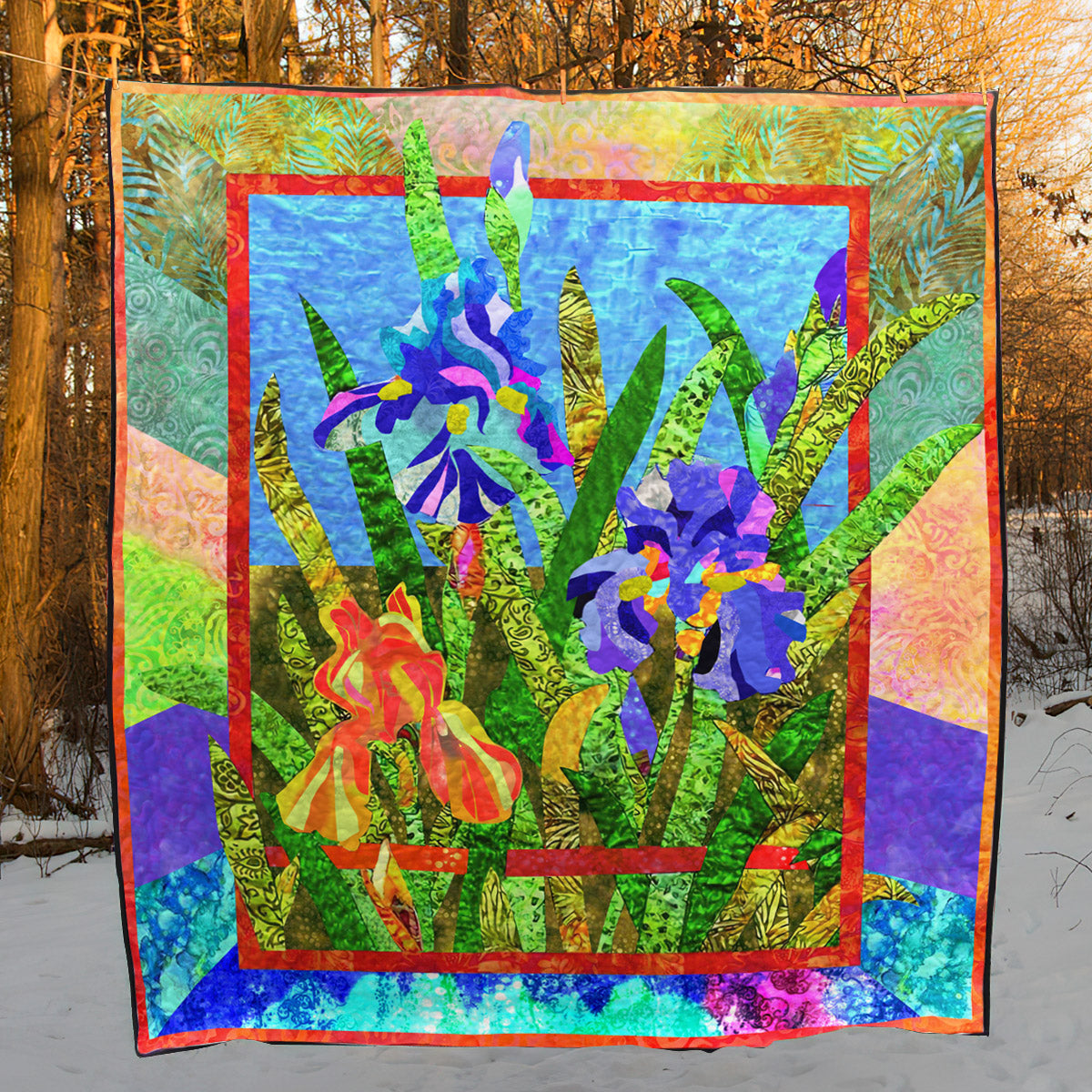 Iris CLM1611508 Quilt Blanket