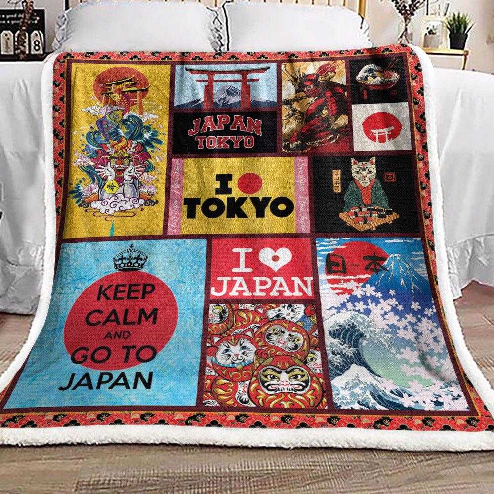 Japan BL0110150F Sherpa Fleece Blanket