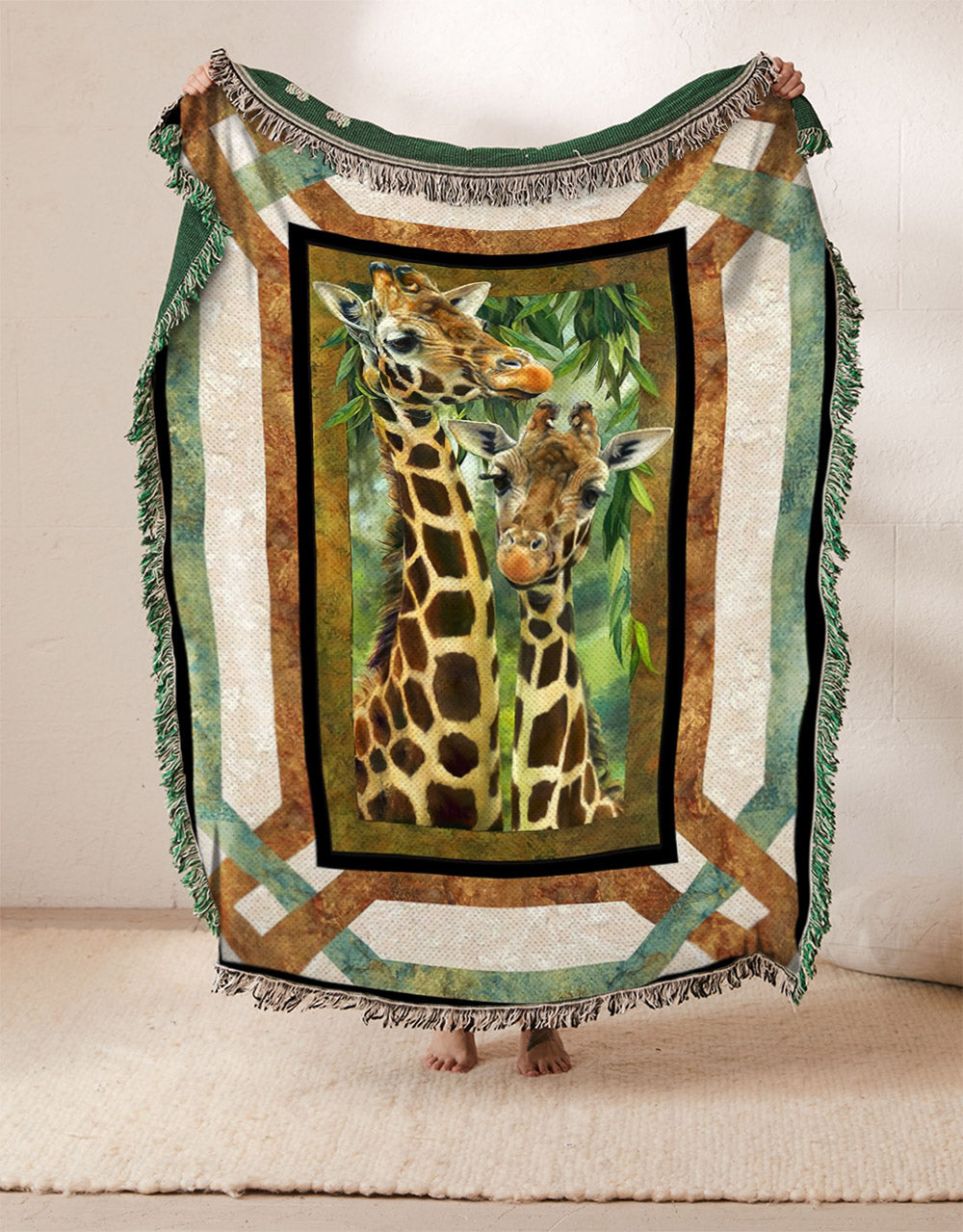 Jungle Giraffes BT1110103S Throw Blankets For Sofa