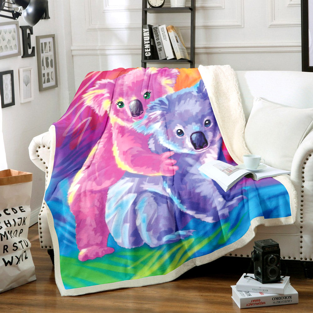 Koala HT2210142TT Sherpa Fleece Blanket