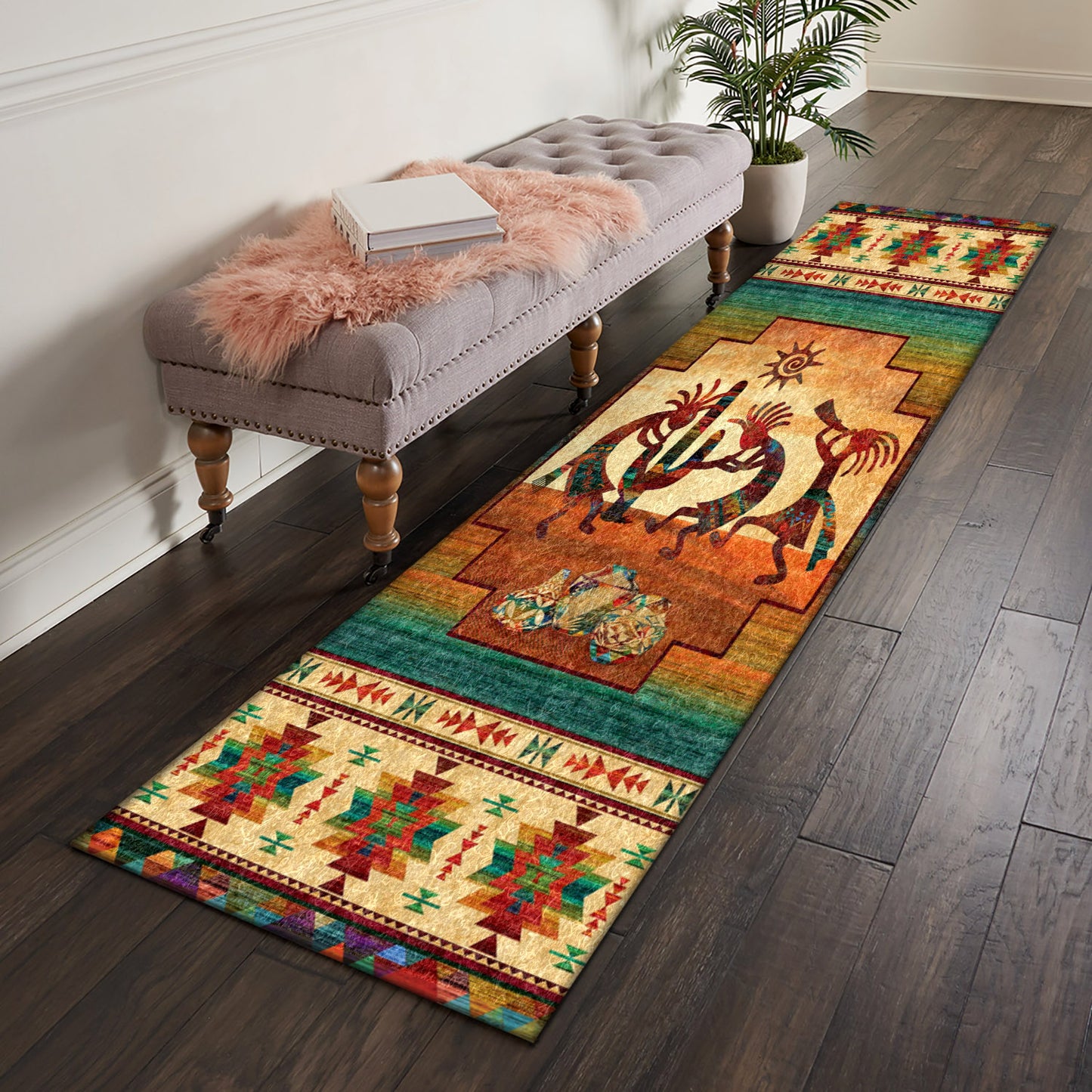 Kokopelli TN011038N Runner Rug
