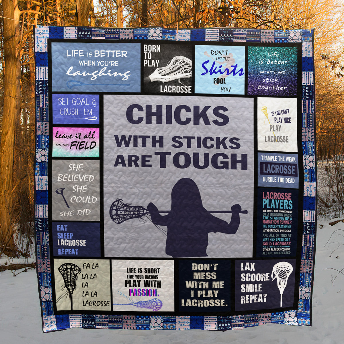 Lacrosse BI280601B Quilt Blanket