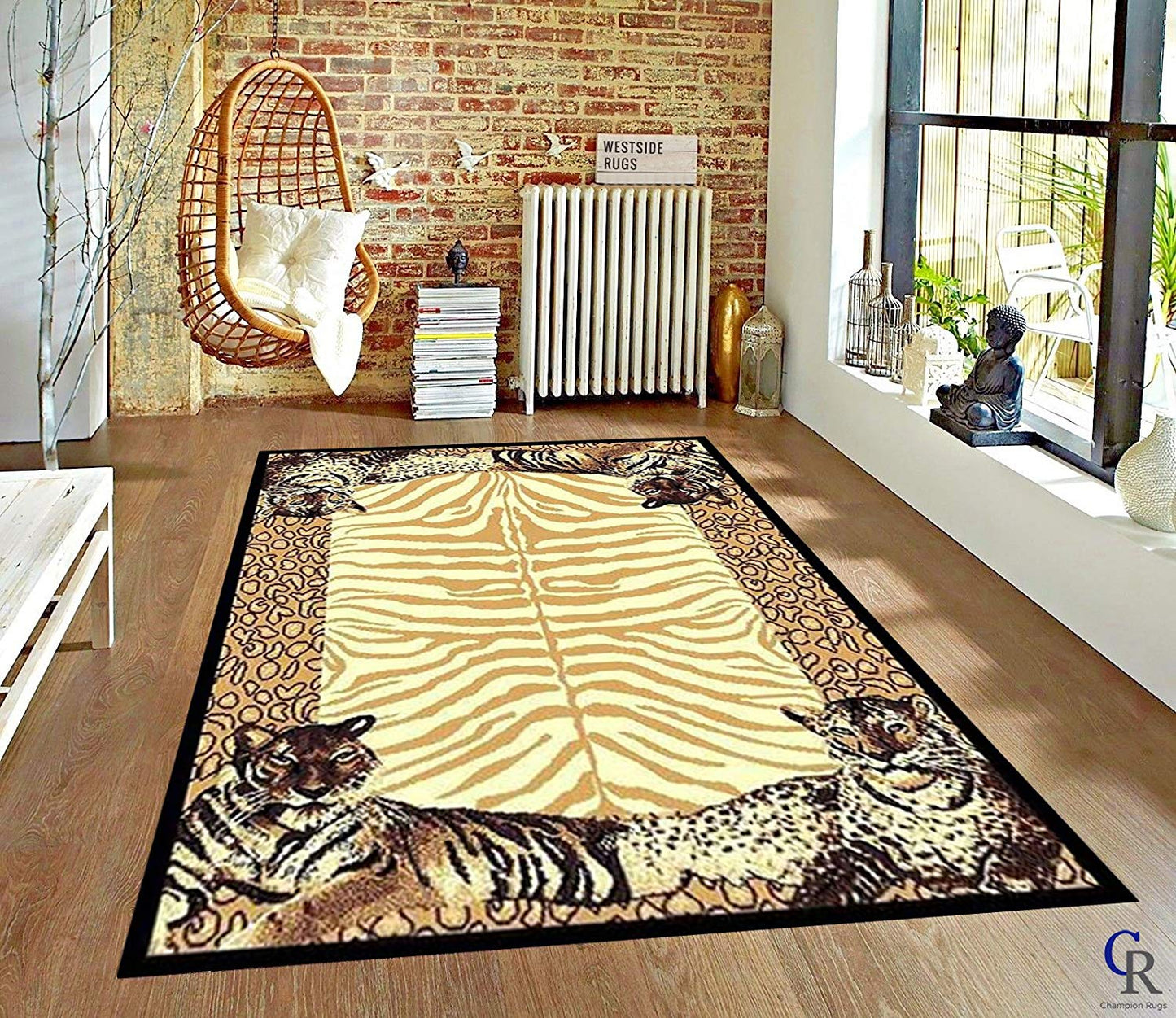 Leopard And Tiger CLG2210092R Rug