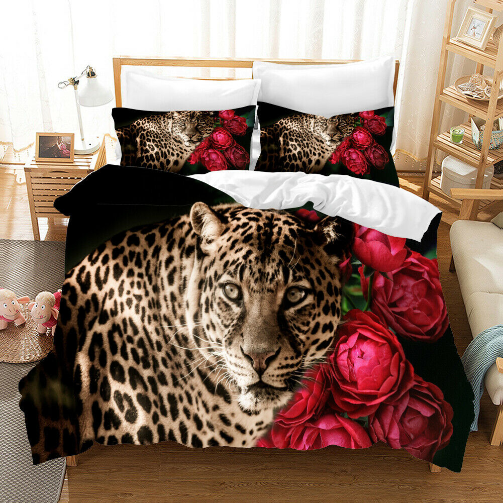 Leopard Rose CLH0210111B Bedding Sets