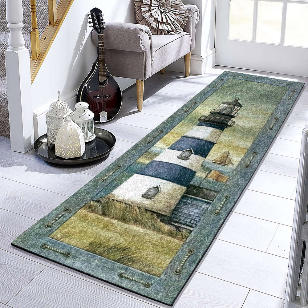 Lighthouse Boat ML1510046RU Runner Rug