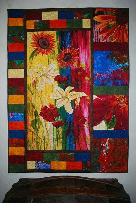 Lily Flower Sunflower CLA1110377Q Quilt Blanket