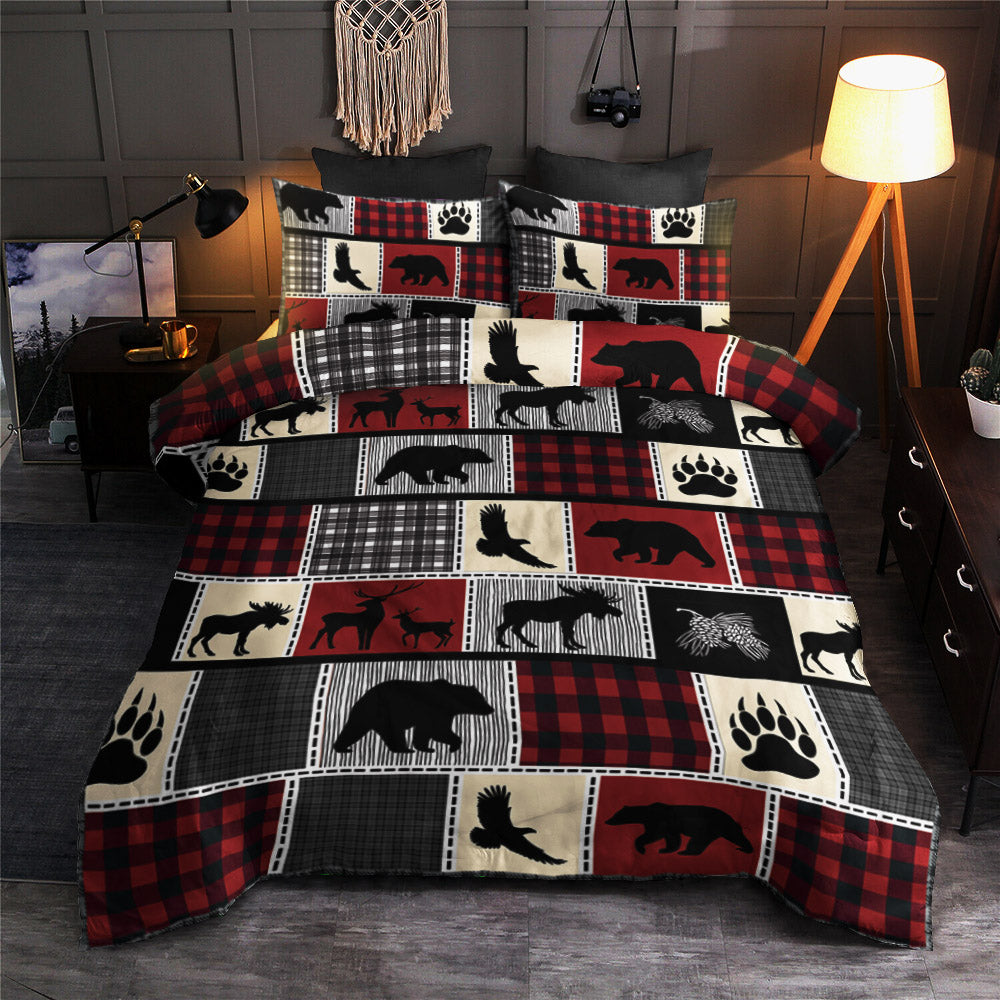 Lodge Bear And Moose CLM2309114B Bedding Sets