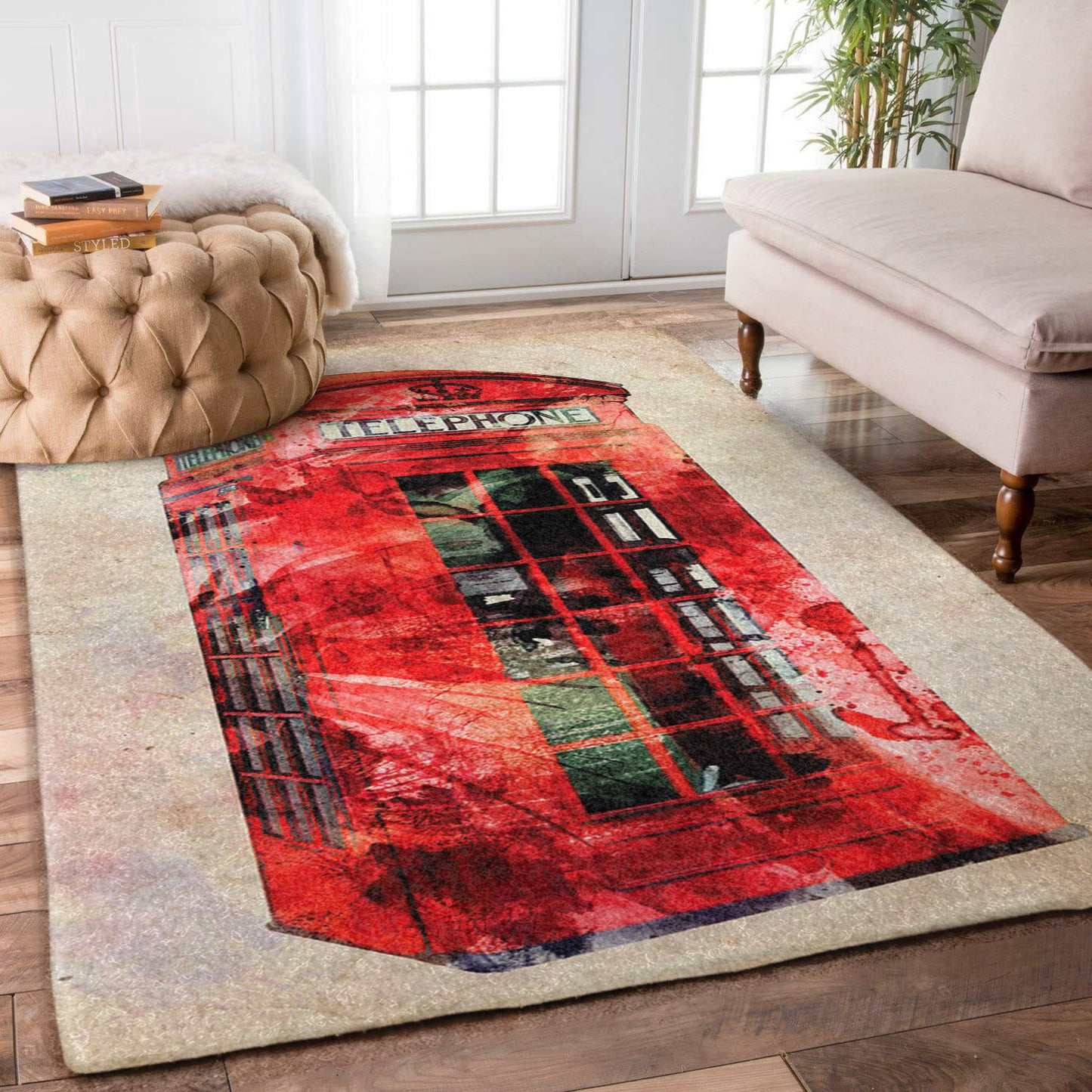 London Phone Box Urban Art HM0510101M Rug