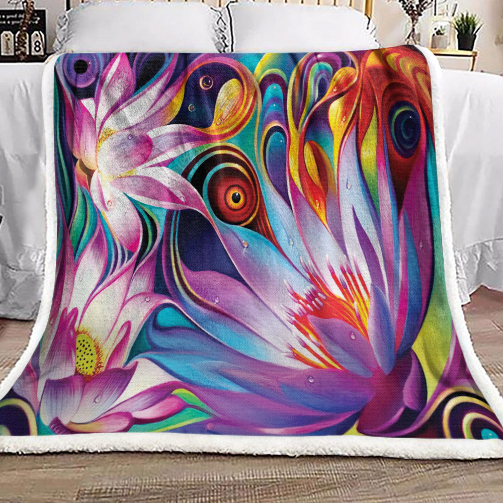 Lotus NP2410125F Sherpa Fleece Blanket