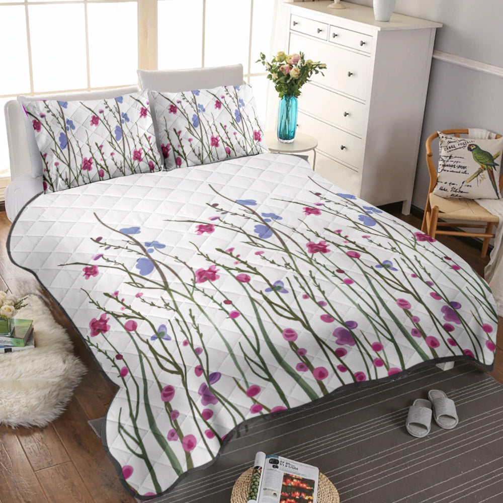 Malina Flower CLM1710221B Quilt Bedding Set