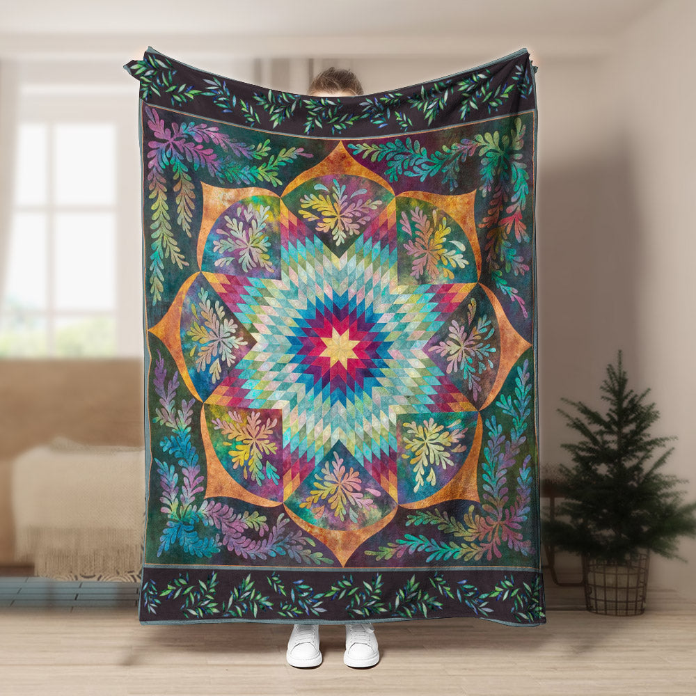 Mandala DD0309059F Sherpa Fleece Blanket