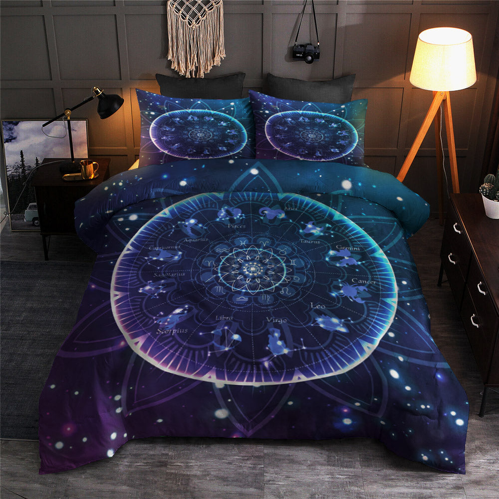 Mandala Galaxy Zodiac Glitter CLA22100576B Bedding Sets