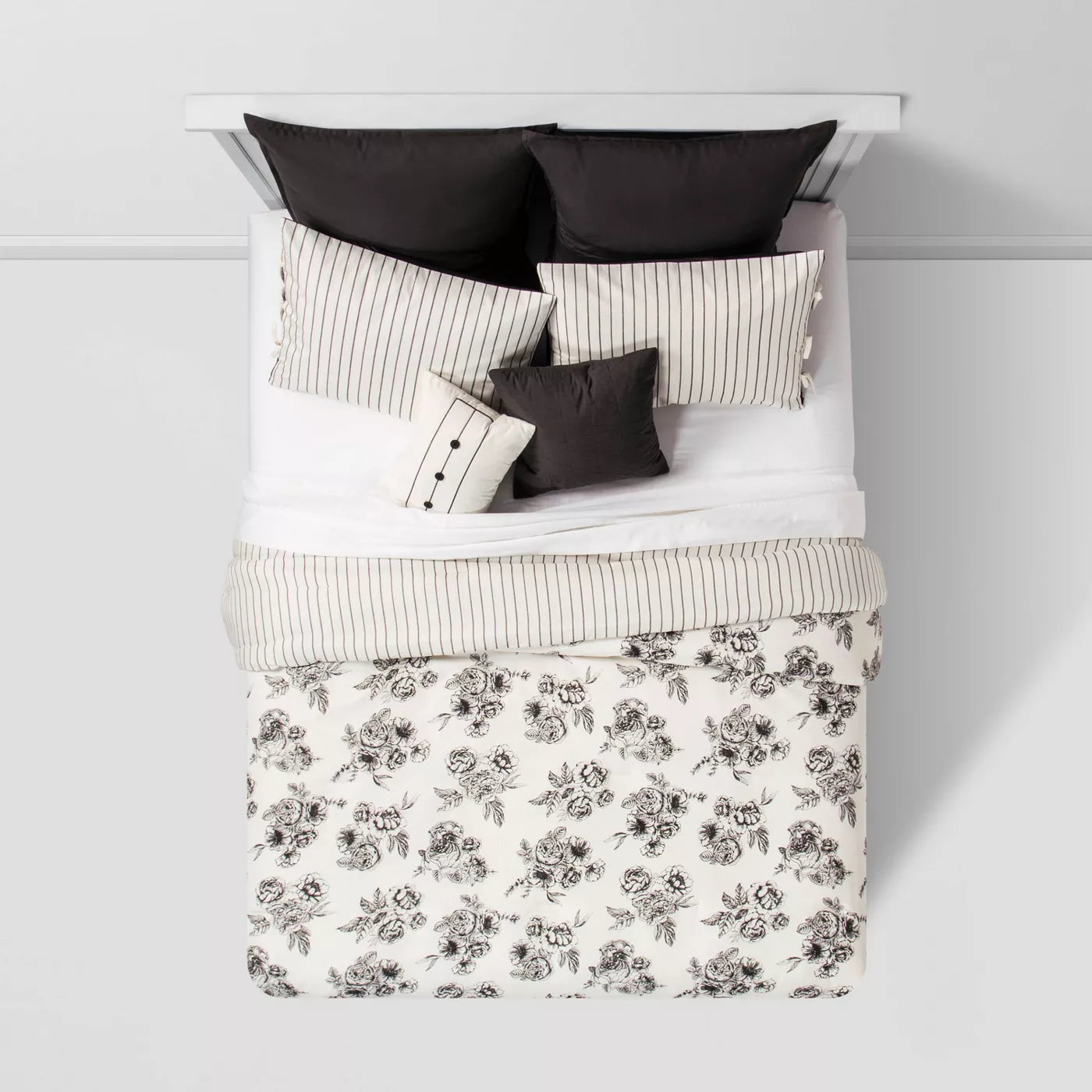 Mariella Floral Stripe CLA22101640B Bedding Sets