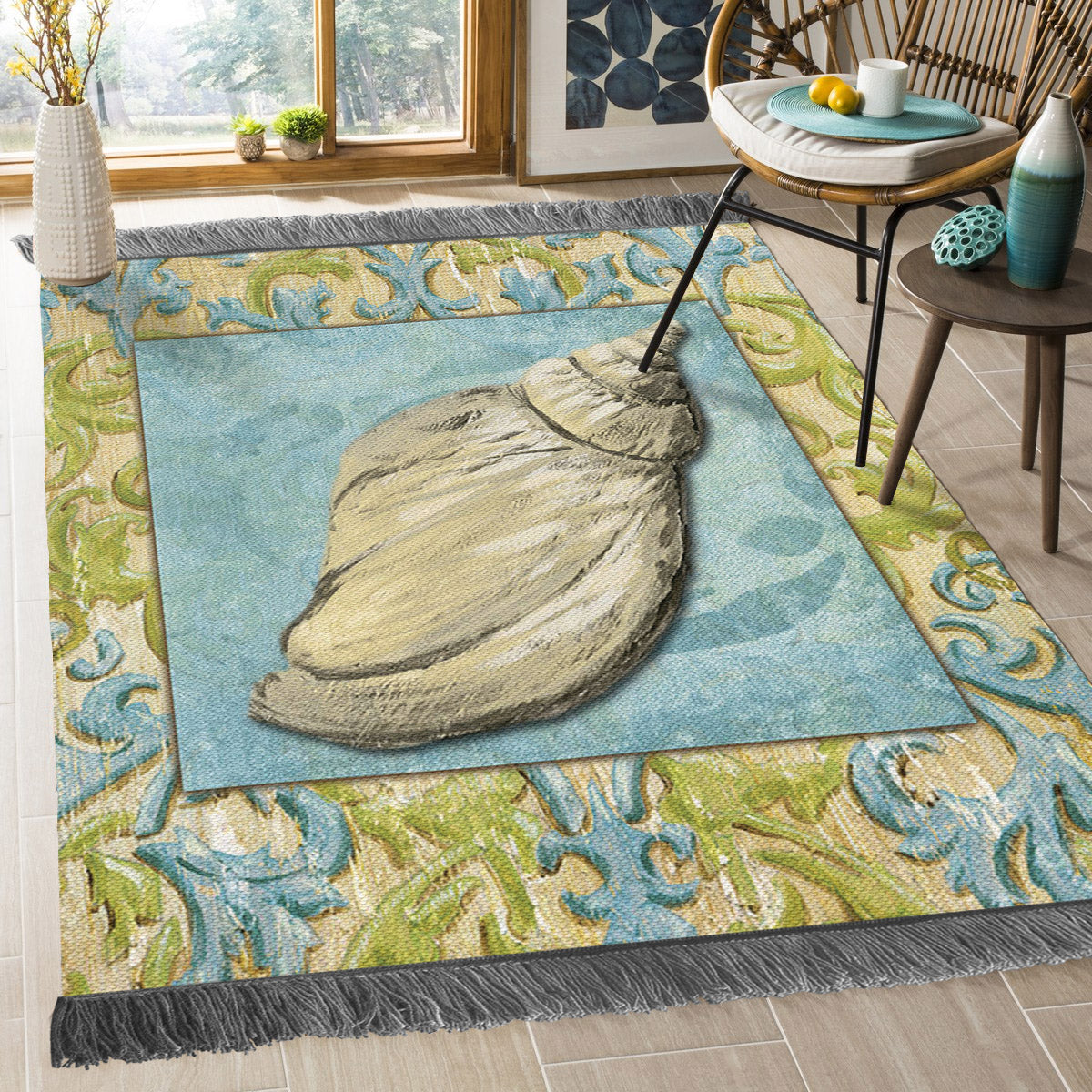 Marine BL1809058O Decorative Floor-cloth