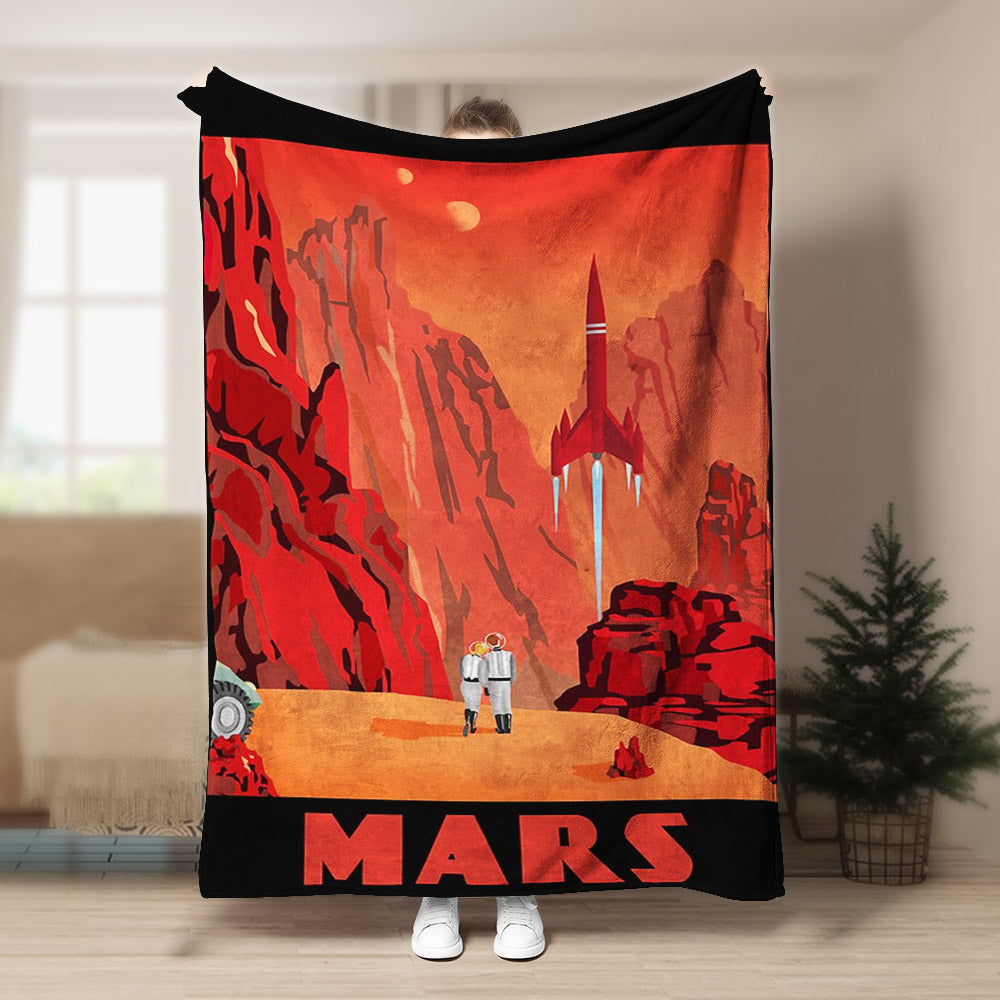Mars NT240853F Sherpa Fleece Blanket