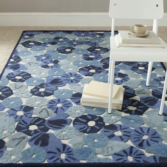 Martha Stewart Rugs Martha Stewart Handtufted Azurite Blue CLA1110182R Rug