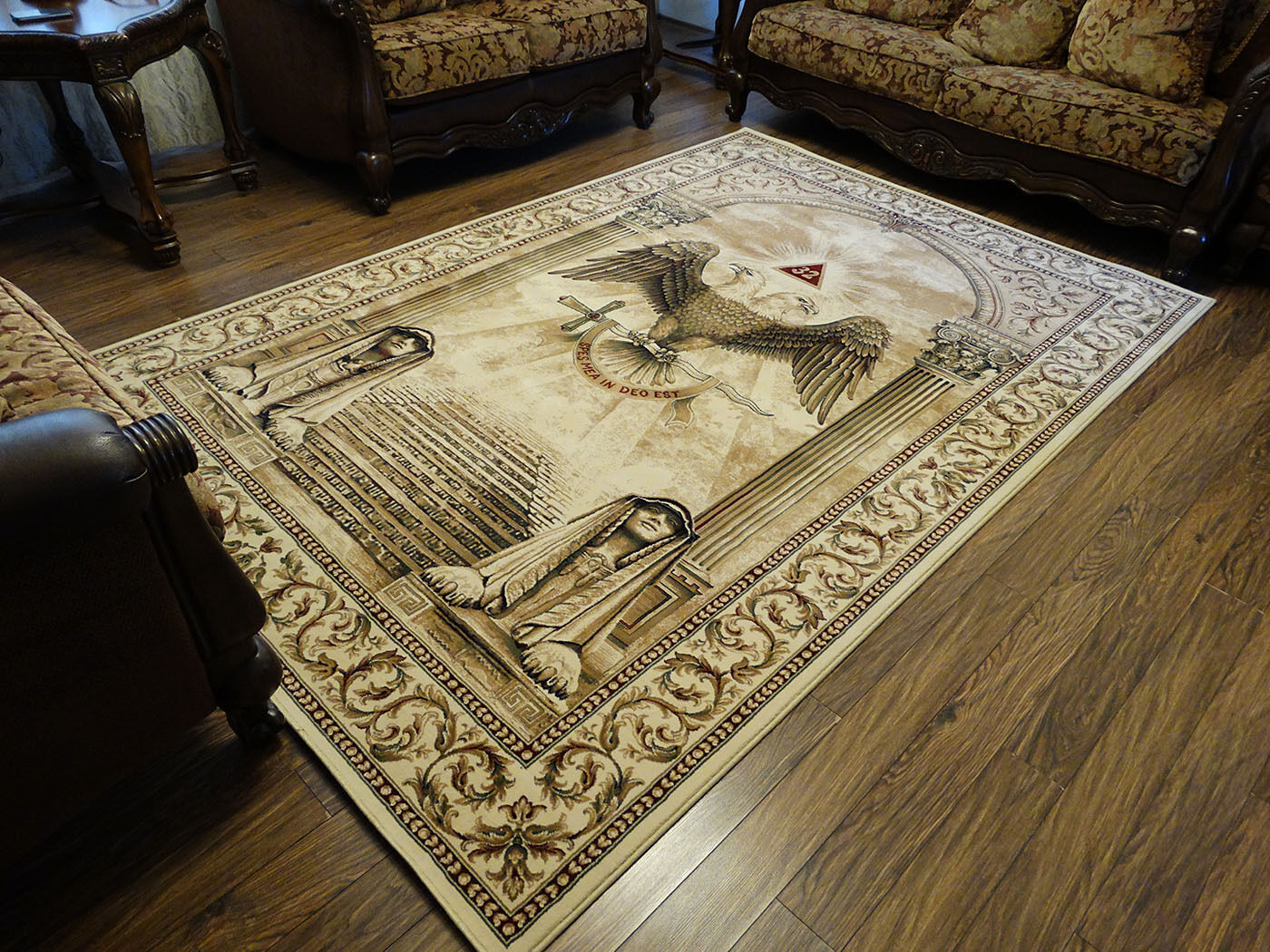 Masonic Eagle CLA2409212R Rug