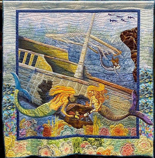 Mermaid CLA2211517Q Quilt Blanket