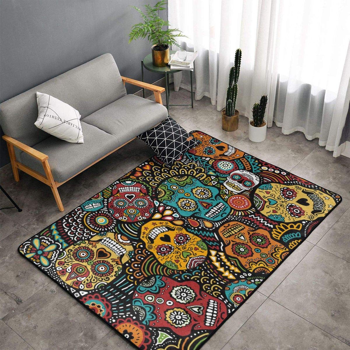 Mexican Sugar Skulls CLG1710092R Rug
