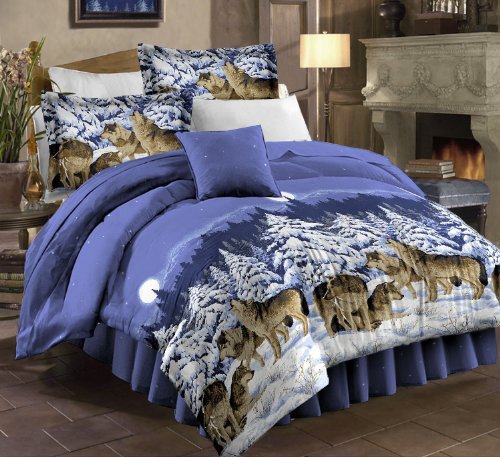 Midnight Wolves CLM1810103B Bedding Sets