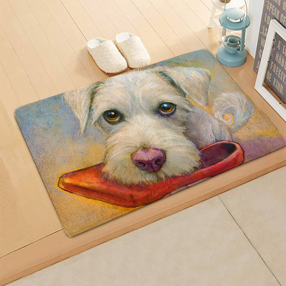 Miniature Schnauzer CL270848MDD Non-slip Door mats