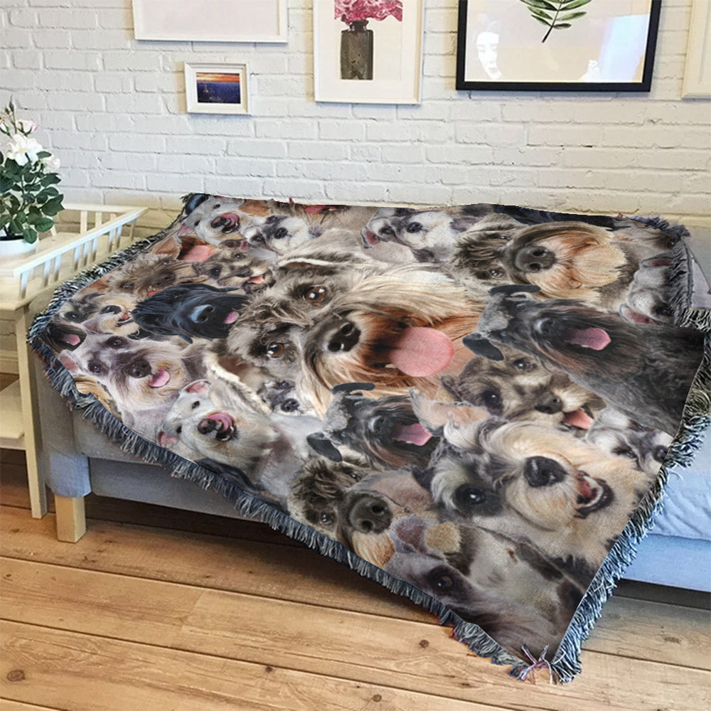 Miniature Schnauzer HM0110107S Throw Blankets For Sofa