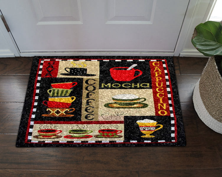 Mocha Coffee HN14100145D Non-slip Door mats