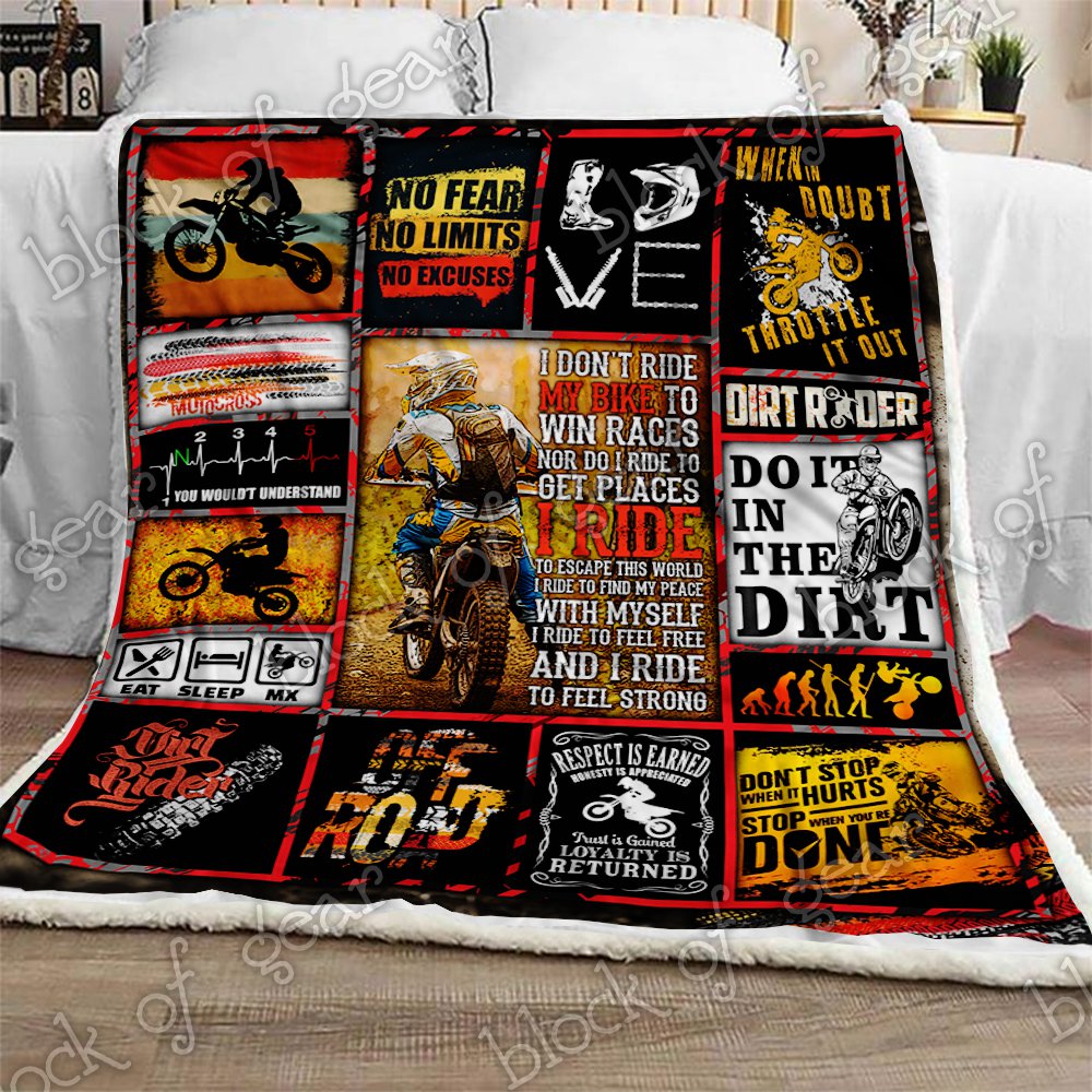 Motocross CL180967MDF Sherpa Fleece Blanket