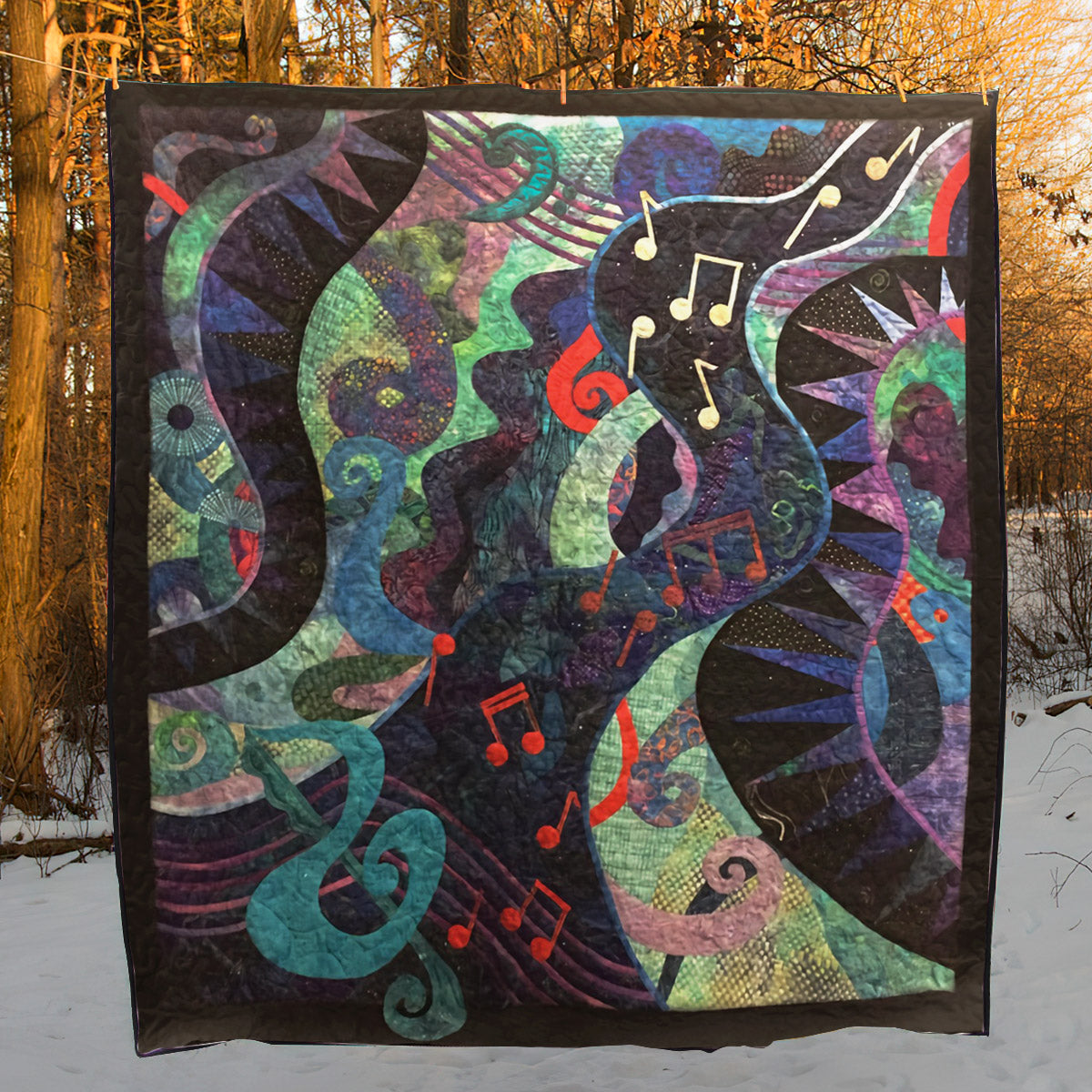Music CLA0710556Q Quilt Blanket