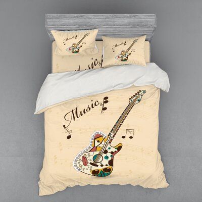 Music Guitar CLM0910220B Bedding Sets