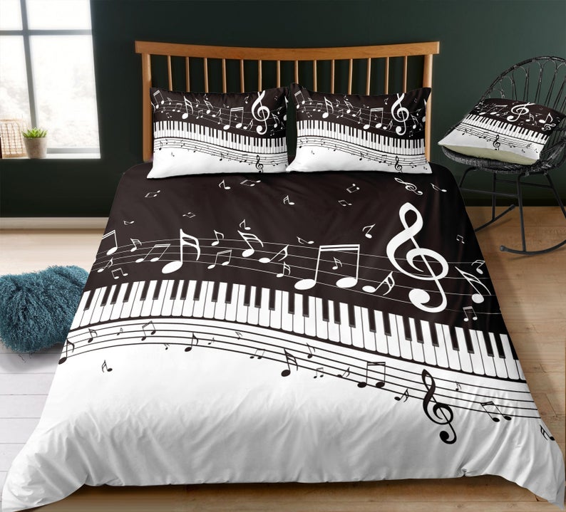 Music Notes And Piano CLA0210579B Bedding Sets