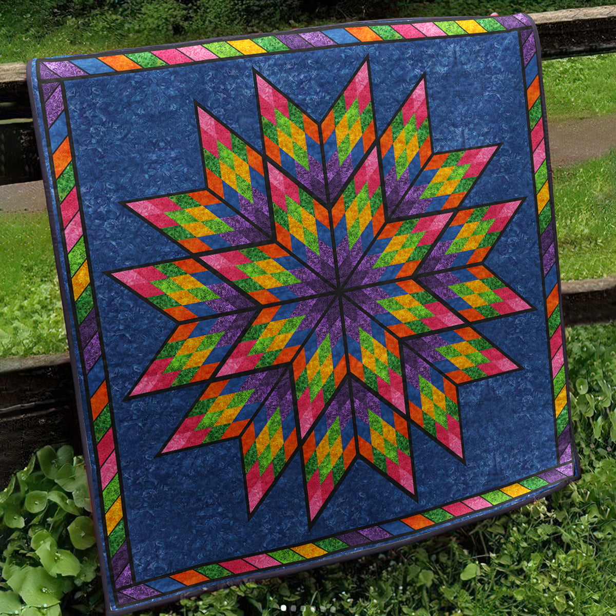 Native American Star Quilt Blanket HN260509M