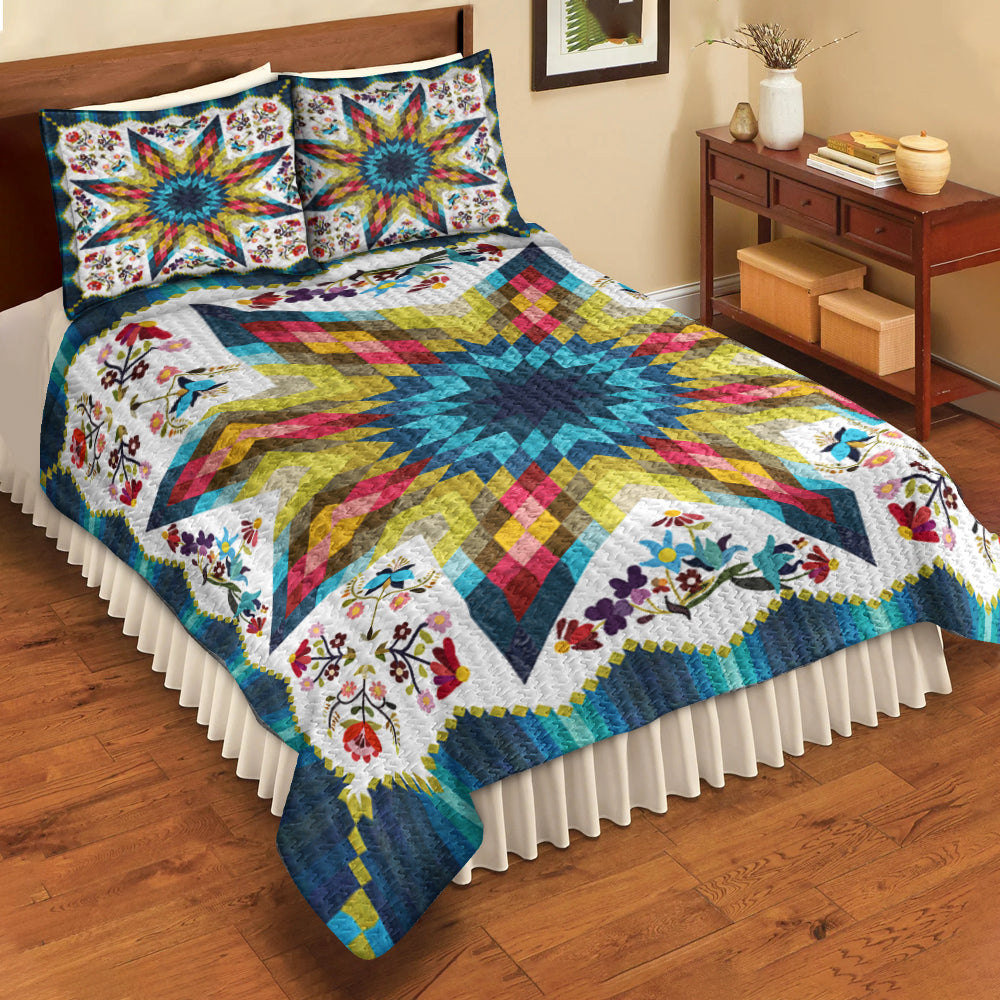 Native American Star Garden Quilt Bedding Set TL270512Y