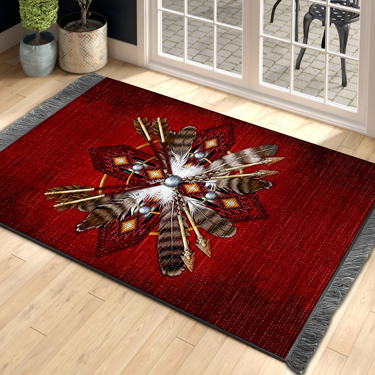 Native America BL260823O Decorative Floor-cloth