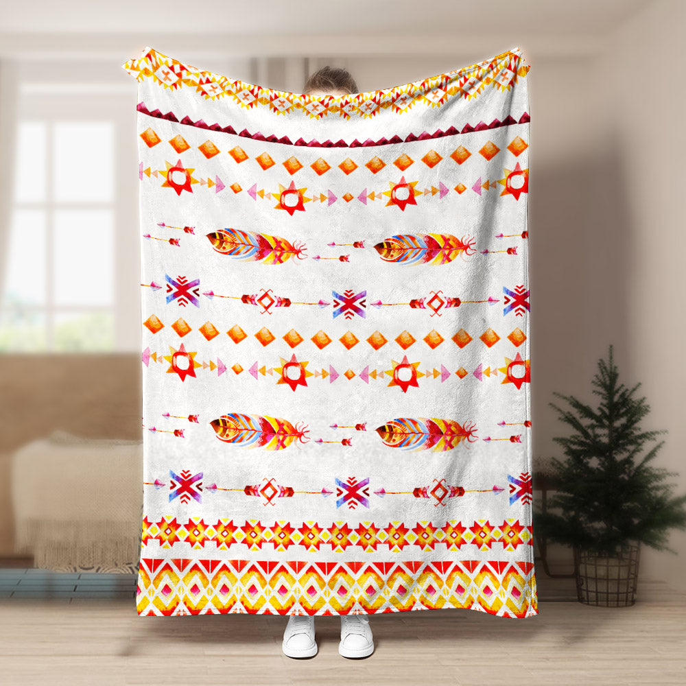 Native America ML280850F Sherpa Fleece Blanket