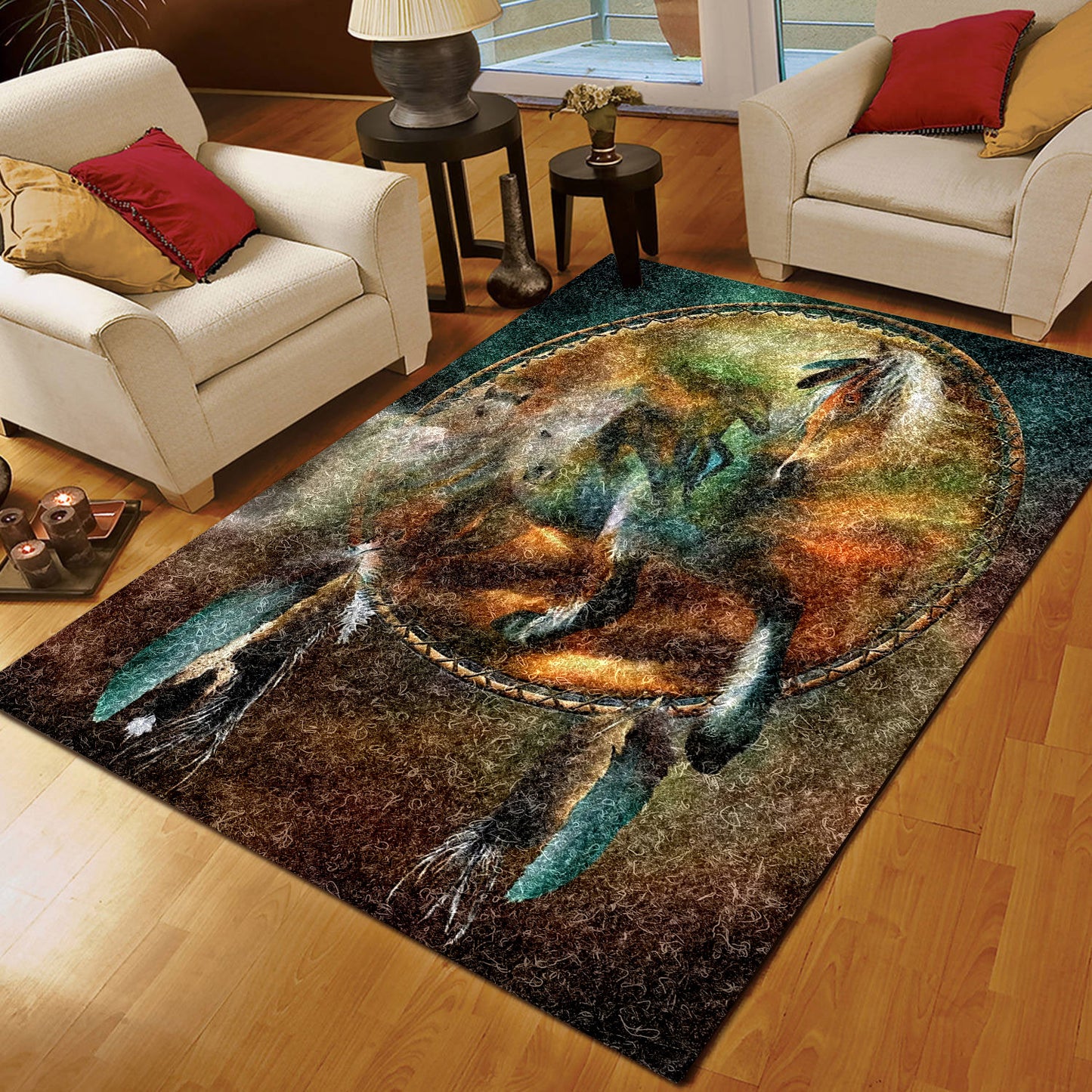 Native American Horse BT2908081R Rug