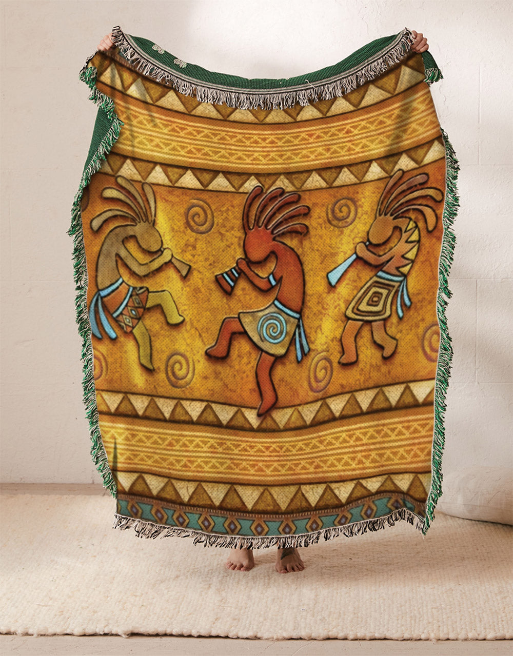 Native American Kokopelli DD1010212S Throw Blankets For Sofa