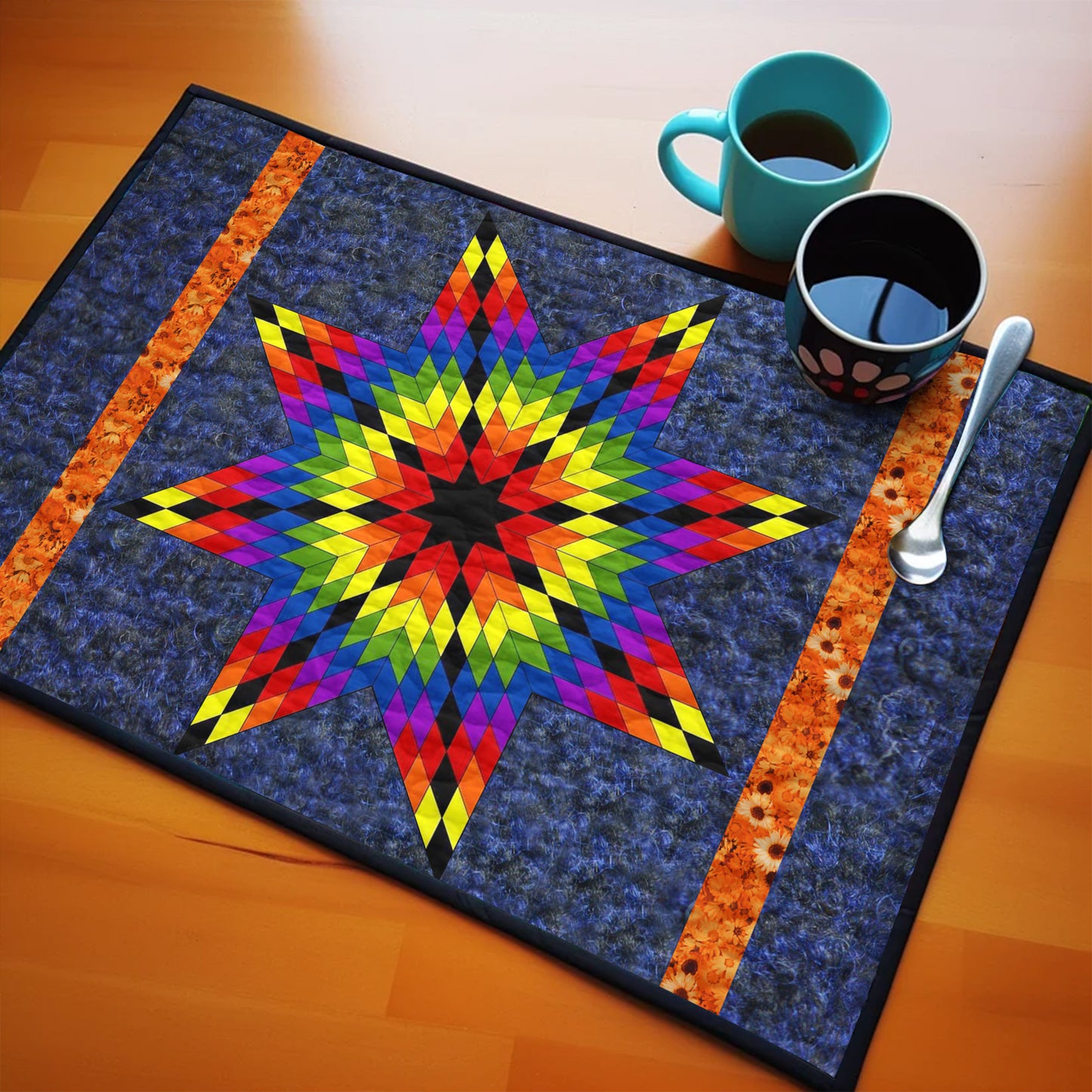 Native American Lone Star CLA1510247QPM Quilted Placemats