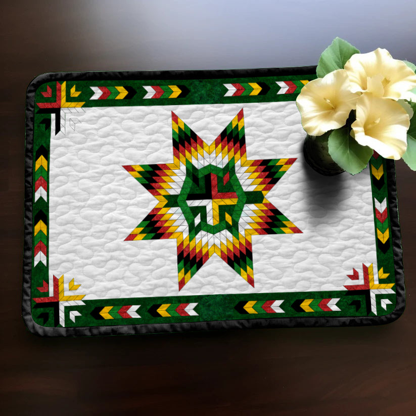 Native American Star CLA1510382QPM Quilted Placemats