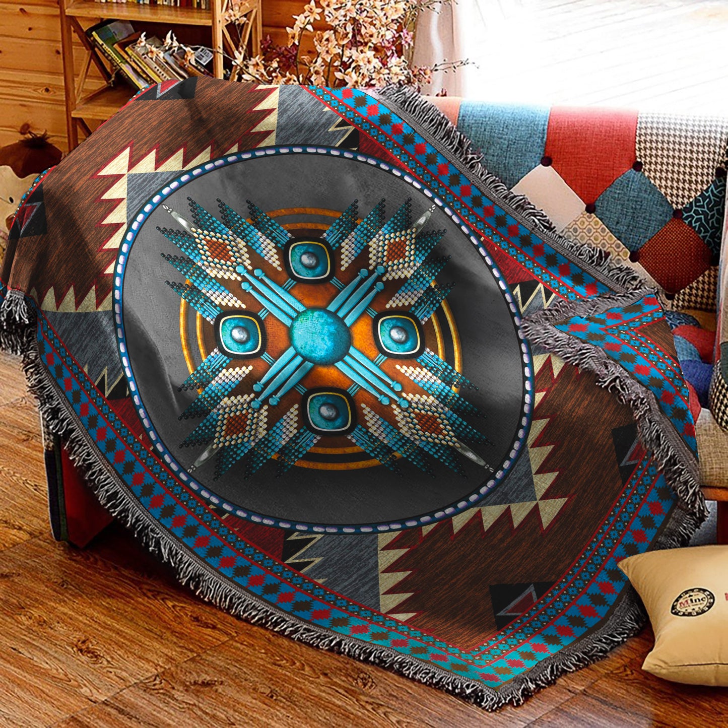 Native American TL2609113S Throw Blankets For Sofa