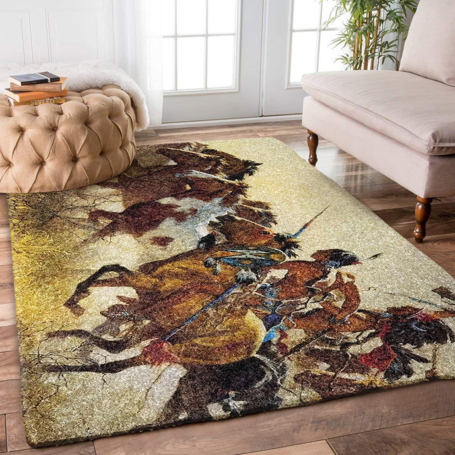 Native American Warrior DD0810151R Rug