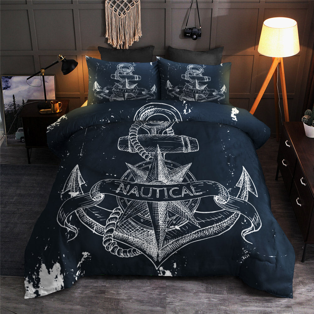 Nautical Anchor Compass CLH011059B Bedding Sets