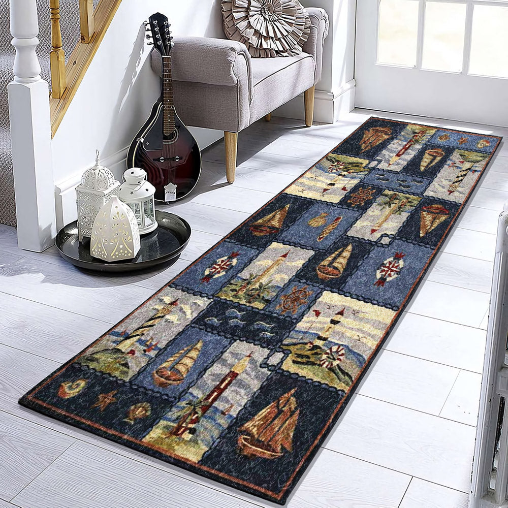 Nautical BL041058RU Runner Rug