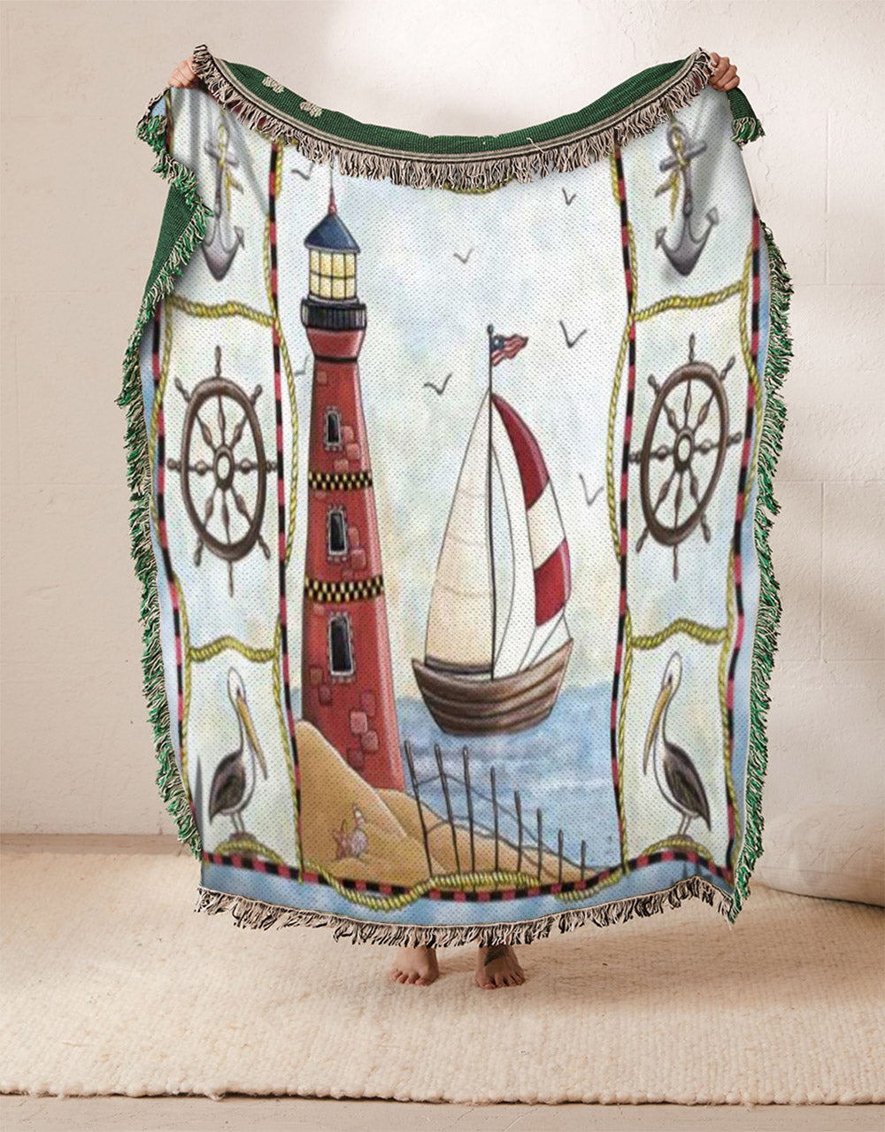 Nautical NT0310167S Throw Blankets For Sofa