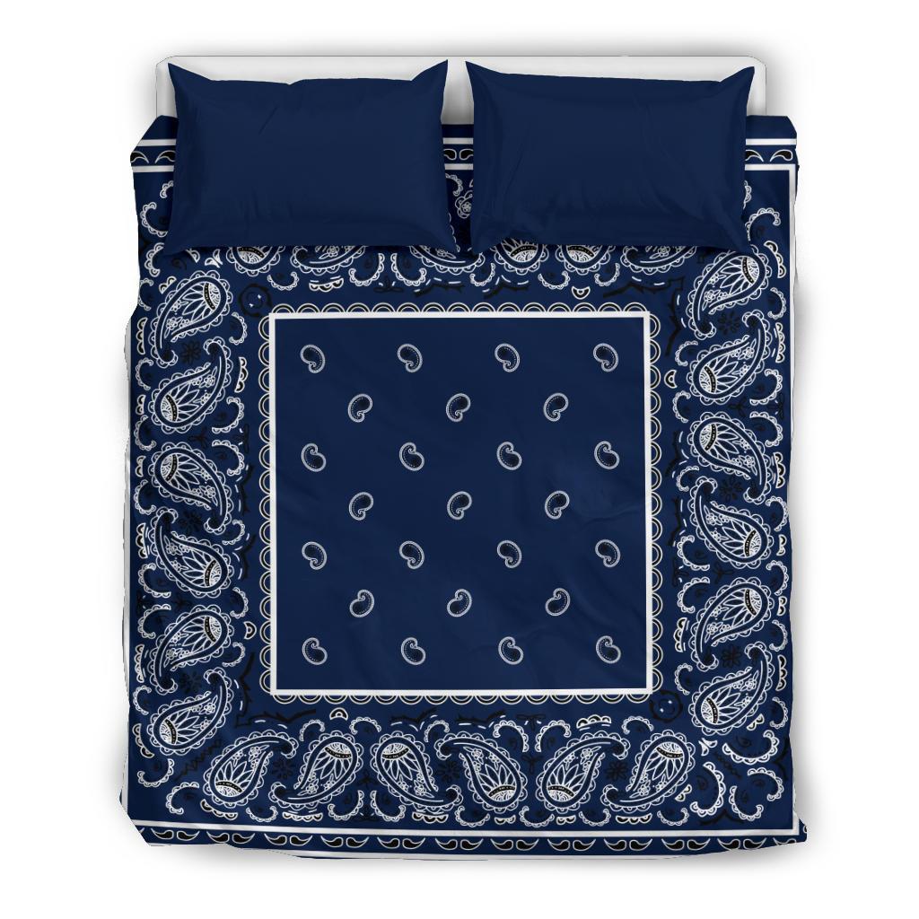 Navy Blue Bandan CLM1710245B Bedding Sets