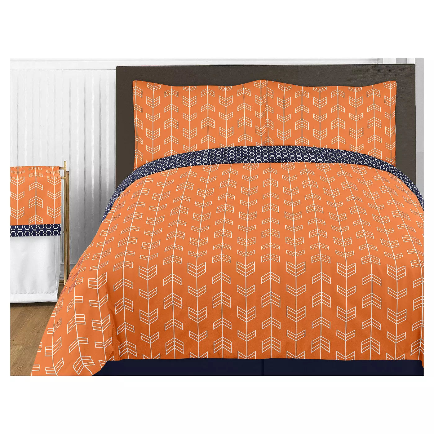 Navy Orange Arrow CLA2110372B Bedding Sets